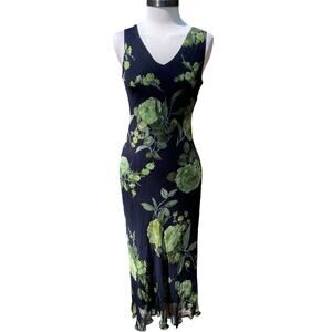 Y2k Slip Type Dress Size Small Garden Party Floral Wedding Guest Cocktail